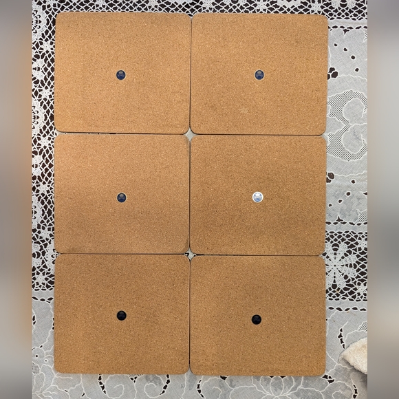 Aynsley Somerset Fruit & Flower Cork Backed Set Of 6 8.5 x 7.5" Placemats - Picture 4 of 14